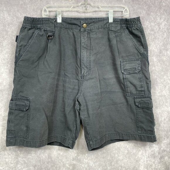 5.11 Tactical 9" Cargo Shorts Mens 40 Black Cotton Canvas Work Style 73285 - Picture 1 of 13